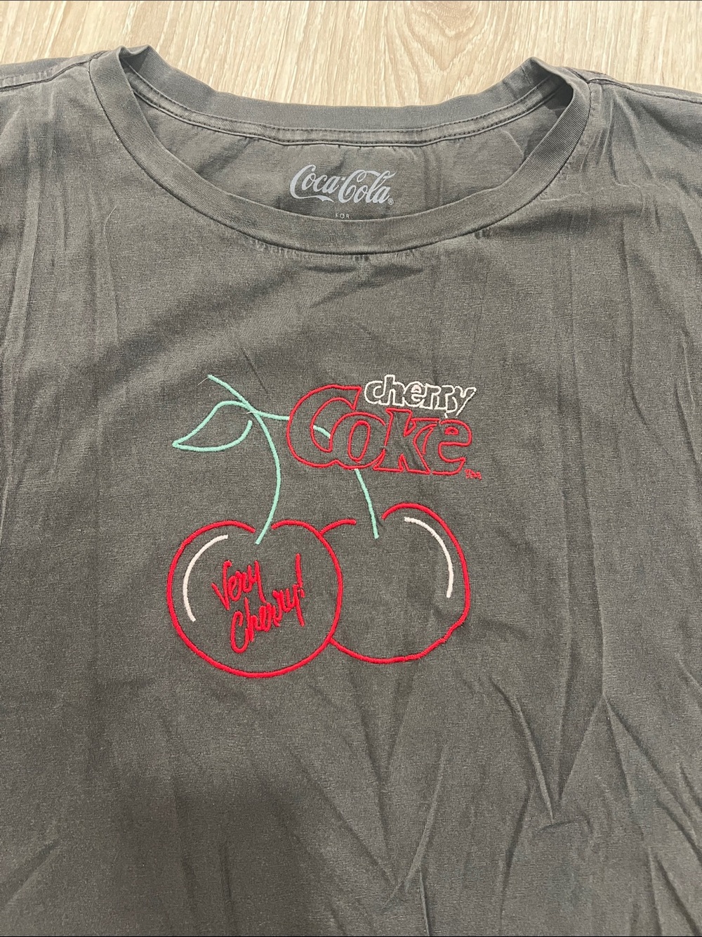 Lucky Brand Cherry Coke Charcoal T-shirt - Picture 2 of 2
